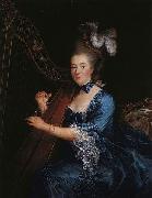 Francois-Hubert Drouais Portrait of Genevieve Rinteau de Verrieres, Mistress of Maurice de Saxe china oil painting artist